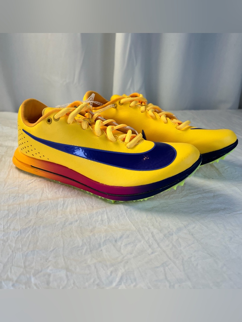 Nike Zoom TJ Elite 3 Men’s sz6.5 Triple Jump Track Spikes HV6425-800 Yellow